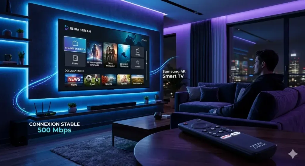 IPTV Smart TV UK 2026 – Samsung 4K streaming setup